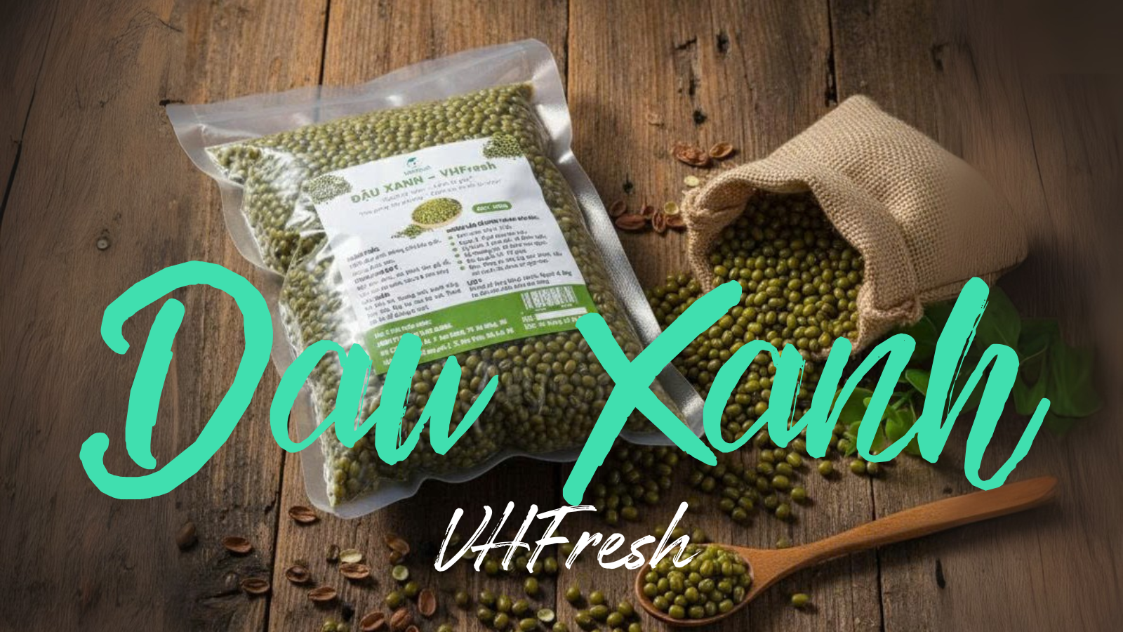🌱 Đậu Xanh VHfresh – Hạt vàng dinh dưỡng, mát lành từ thiên nhiên