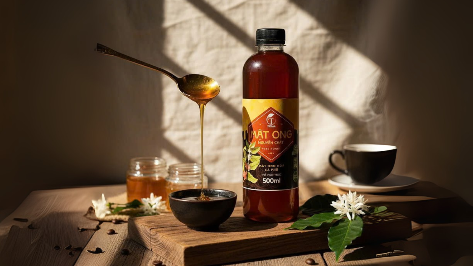 ☕🍯 Mật Ong Hoa Cà Phê VHfresh – Ngọt thanh, thơm dịu từ đại ngàn