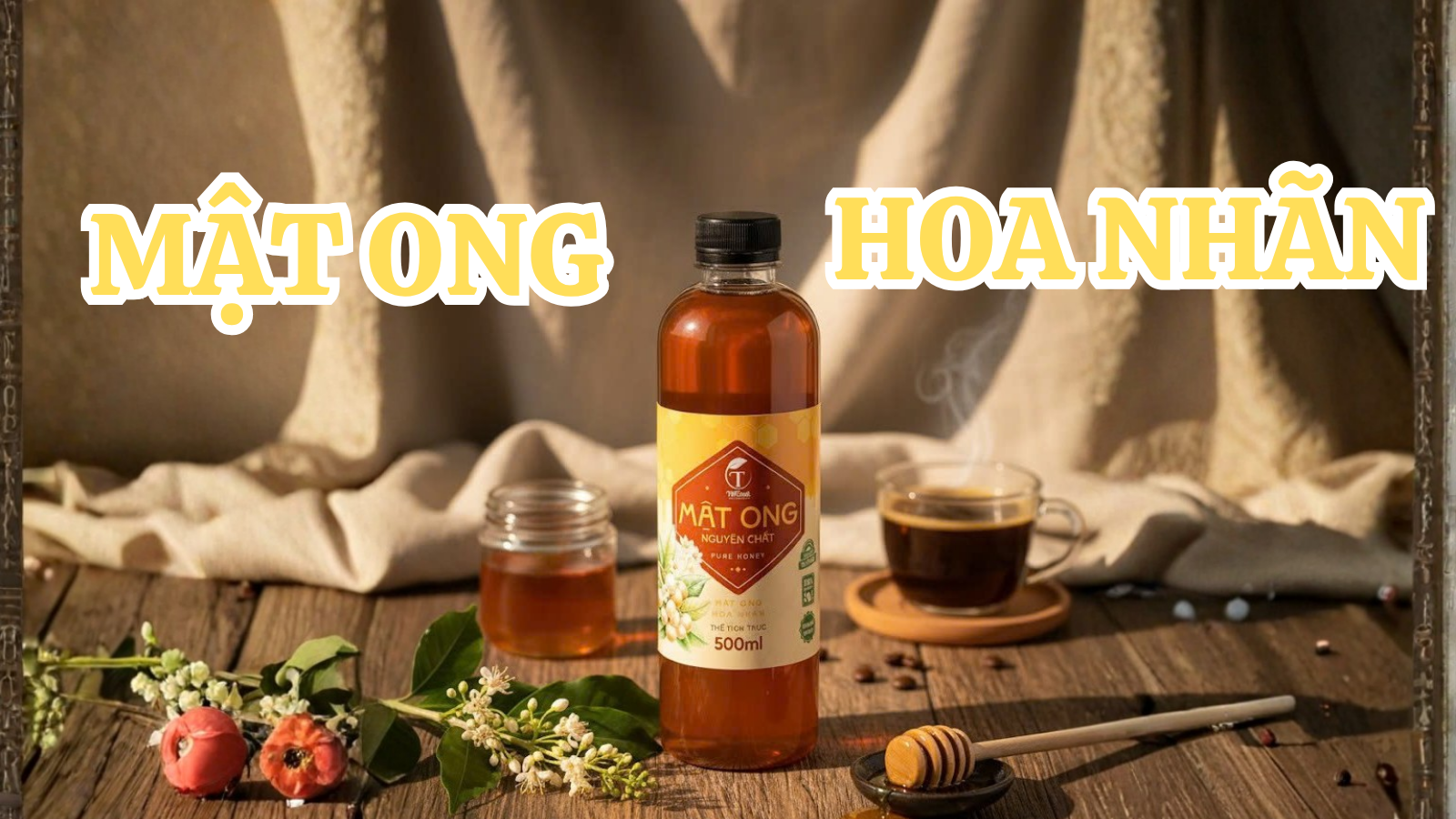 🍯 Mật Ong Hoa Nhãn VHfresh – Ngọt thanh, tinh khiết từ thiên nhiên