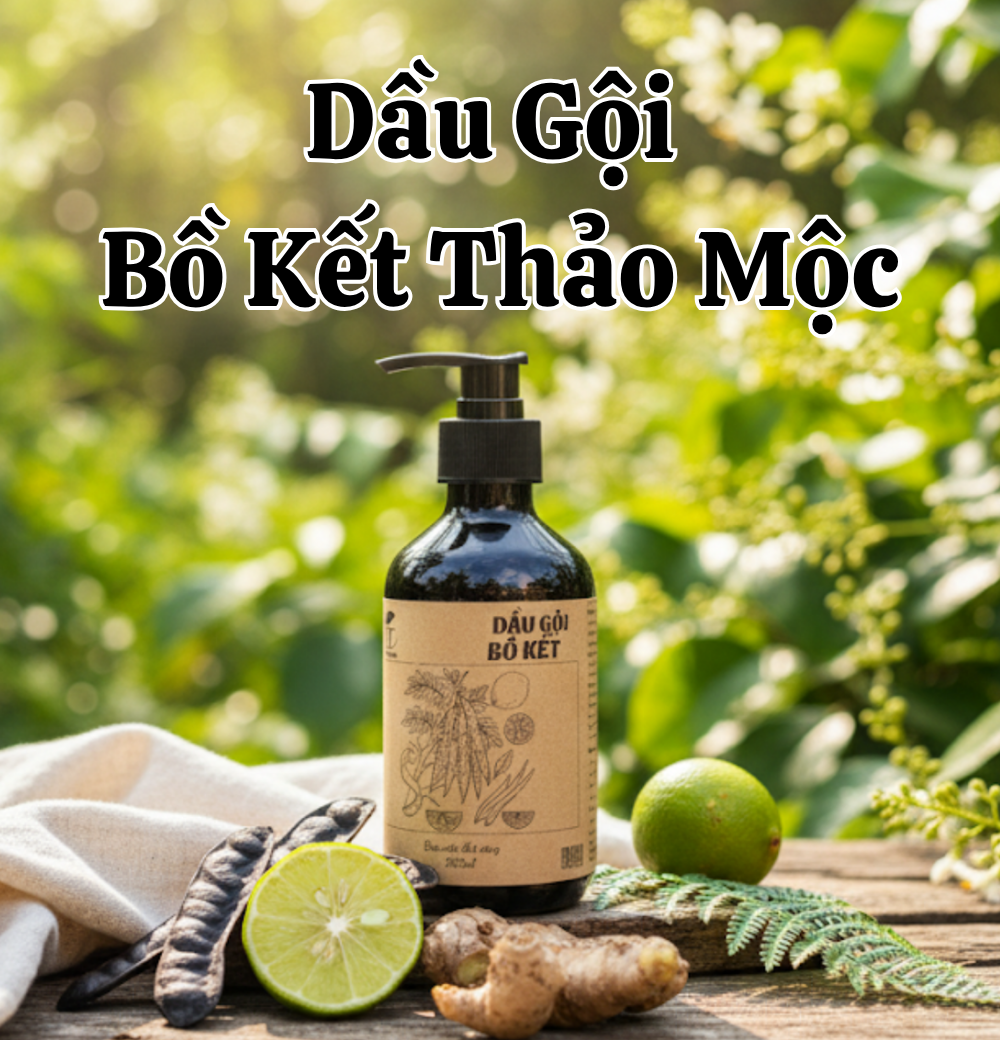 Dầu Gội Bồ Kết Thảo Mộc VHFresh